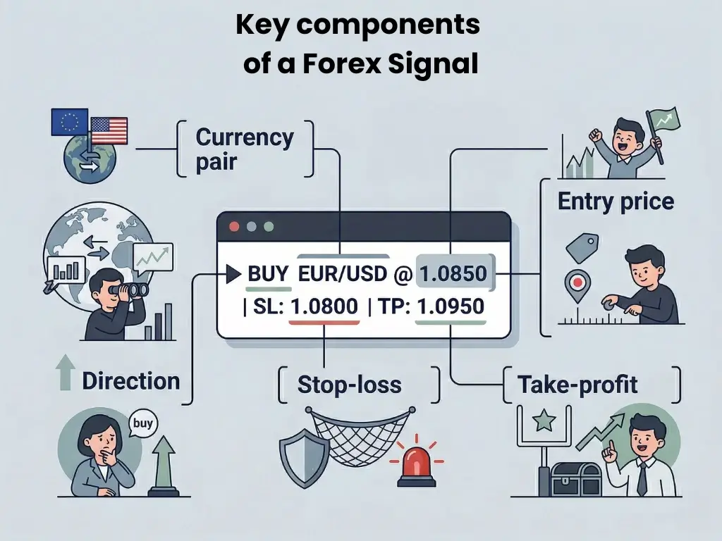 key components of a forex signals