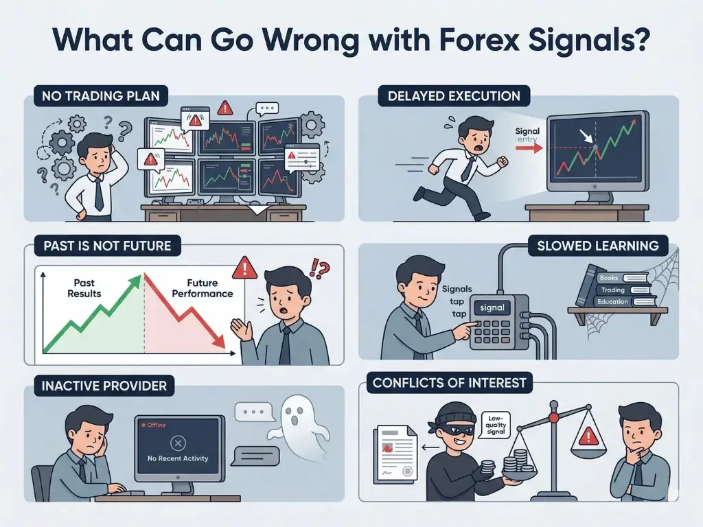 What can go wrong with forex signals?