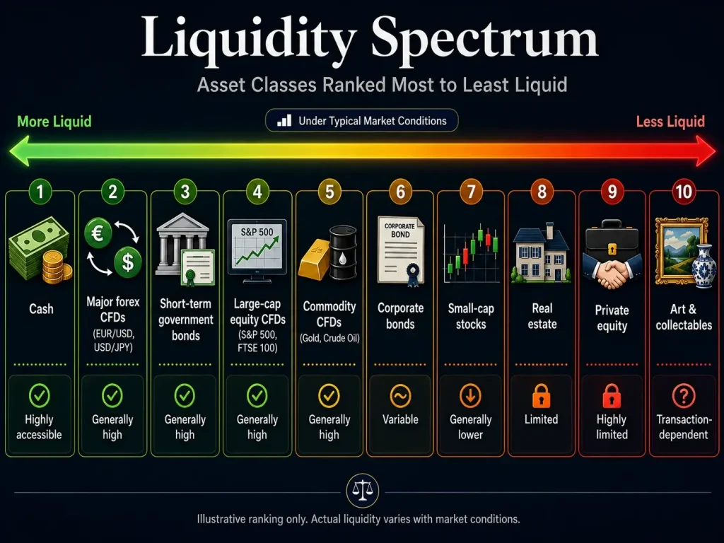 Liquidity spectrum Vantage Markets